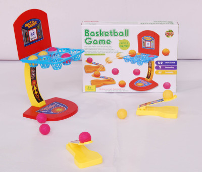 Colorful Marbles Shooting Game Basketball Jiugongge Parent-Child Table Games for Children-Mouth Shooting