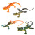 Cross-Border Bagged Lizard Model Toy 12 Painted Lizard Gecko Animal Model Children's Educational Toys