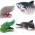 Foreign Trade Hot Selling Halloween Wild Animal Soft Gum Doll Gloves Shark Elephant Model Hand Puppet Children's Toy