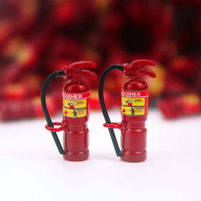 Factory Direct Sales Miniature Model Toy 1:12 Dollhouse Accessories Ob11 Decoration Mini Resin Fire Extinguisher J159