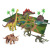 Children's Educational Toys Simulation Large Tyrannosaurus Plastic Solid Dinosaur World Game Carpet Inertial Vehicle Scene