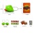 Cross-Border Table Games for Children Competitive Greedy Chameleon Lizard Quick Tongue-Sticking Funny Blowing Mask Game