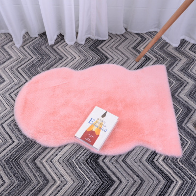 Folk Style Imitate Rex Rabbit Fur Carpet Bedroom Carpet Cross-Border E-Commerce Hot-Selling Product Pile Floor Covering Interior Decoration Rug