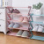 Simple 5-Layer Assembled Shoe Rack Z-Type Fabric Dustproof Assembled Shoe Rack Household Storage Rack 5-Layer Storage Shoe Rack