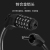 8333 Bicycle Five-Digit Password Lock Mountain Bike Cable Lock Riding Wire Lock with Lock Frame Steel Ring Lock