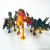 Cross-Border Simulated Dinosaur Models Toy Bagged Tyrannosaurus Stegosaurus Dinosaur Set Model Children's Educational Toys