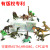 Children's Educational Toys Simulation Large Tyrannosaurus Plastic Solid Dinosaur World Game Carpet Inertial Vehicle Scene