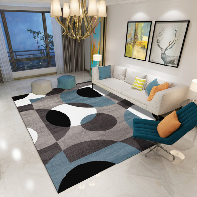 Modern Ins Geometric Simple Rug Cross-Border Export Area Carpe Coffee Table Living Room Printed Carpet