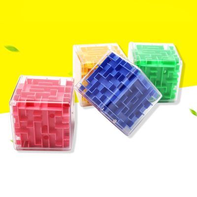 Children's Early Childhood Educational Toys Transparent 3D Beads Three-Dimensional Maze Marbles Adult Intelligence Fidget Cube Toys