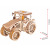 Xinlian Cross-Border Hot Supply Rubber Band Brake Tractor 3D Three-Dimension Educational Puzzle Puzzle DIY Handmade Toy