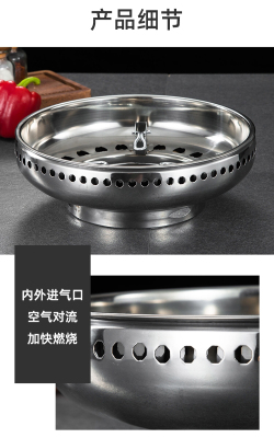 Stainless Steel Fire-Gathering Windproof Energy Conservation Cover