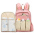 Factory Supply Korean Cute Mummy Bag Rabbit Ears Baby Diaper Bag Multi-Functional Backpack Large Capacity Oxford Bag