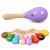 Orff Infant Children's Musical Instrument Small Wooden Cartoon Sand Hammer Early Education Educational Stall Hot Sale Creative Toys