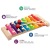 Wooden Percussion Piano Children's Percussion Musical Instrument Toys Early Education Puzzle Eight-Tone Hand Percussion Xylophone Factory Direct Sales One Product Dropshipping