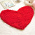 Factory Wholesale Chenille Wedding Supplies Heart-Shaped & Red Carpet Microfiber Chenille Long-Haired Love Floor Mat Carpet