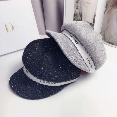 Spring and Summer New Hat Fashionable All-Match Octagonal Hat Thin Breathable Korean Style Painter Hat Street Shooting Socialite Baseball Cap for Women