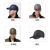 Aoteng Men's Winter Bright Leather Baseball Cap Casual Sports Leather Label Thickened Earflaps Hat Factory Wholesale Customized