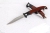 Imitation Wood Grain Knife, Two Yuan Knife, Keychain Fruit Knife Outdoor Supplies Samurai 2000 Black Handle Knife