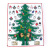 New Children's DIY Christmas Tree Wholesale Three Pieces Christmas Tree Puzzle Handmade Christmas Decoration Supplies
