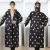 Lengthened Mask Fleece Long Sleeve Waterproof Oil-Resistant Apron Women's Kitchen Coat Coverall Adult Men Smock Coat
