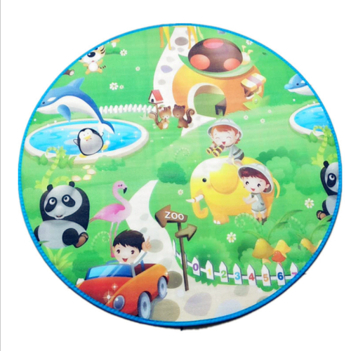 children‘s tent game house round mat baby ocean pool cartoon mat double-sided child play mat