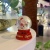 Glowing Santa Snowman Crystal Ball Christmas  Ornament Desktop Decoration Christmas Snow New Year Gift for Children