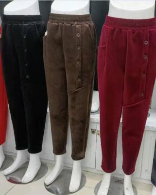 Popular 5D Corduroy Women's Pants, Four-Button Women's Pants, Mom Pants, Casual Pants, 3D Women's Pants
