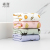 Fu Tian-Cartoon Printed Cotton Gauze Square Scarf Absorbent Soft Baby Saliva Towel Gauze Terry Small Towel