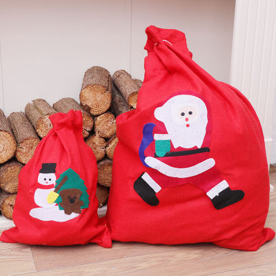 Christmas Gift Bag Santa Claus Gift Nonwoven Fabric Bag Christmas Gift Bag