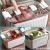 Household Draining Basket Vegetable Fruit Crisper Refrigerator Compartment Frozen Storage Box with Lid Kitchen Food Sealed Box