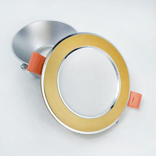 modern simple downlight personality outdoor corridor three-color light changing led indoor available aluminum round downlight