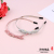 Colorful Narrow Bow Super-Fairy Mori Girl Simple Small Floral Pattern Headband Simple Headband Hairpin for Face Washing