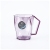 M07-5066 New Diamond Home Bathroom Mouthwash Cup Lock PS Tooth Cup Simple Transparent Couple Cup