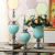 European-Style Ceramic Vase Decoration American Retro Living Room TV Cabinet Wine Cabinet Creative Decoration Flower