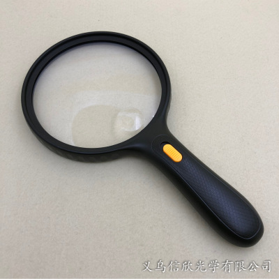 Factory Direct Sales New Large Mirror Surface 9986e with 3 LED Lights Magnifying Glass Portable Handheld Reading Magnifying Glass