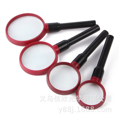 Factory Direct Sales Supply 82011 with Light Illumination Magnifier Student Gift Reading Newspaper Magnifying Glass