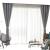Factory Direct Sales Shading Curtain Fabric Jacquard Fabric Hemp Cotton Nordic Solid Color Hotel Living Room Customized Curtain Finished Product