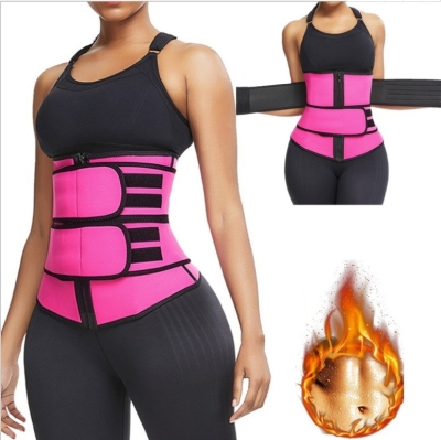 Factory Direct Sales Body Shaping Belt Sports Corset Belt Amazon Sports Double Velcro Yoga Belt