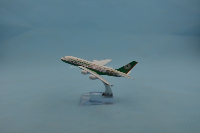 Aircraft Model (14cm Chinese Taiwan Changrong Aviation KT Green Color Painting Machine Alloy Aircraft Model)