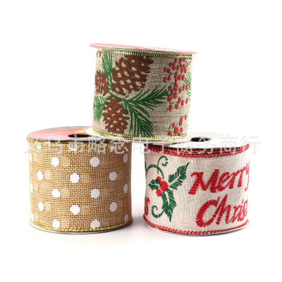 Christmas Decorations Ribbon Ribbon Ribbon Festival Decoration Gift Box Gift Bowknot Birthday Party