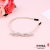 Colorful Narrow Bow Super-Fairy Mori Girl Simple Small Floral Pattern Headband Simple Headband Hairpin for Face Washing