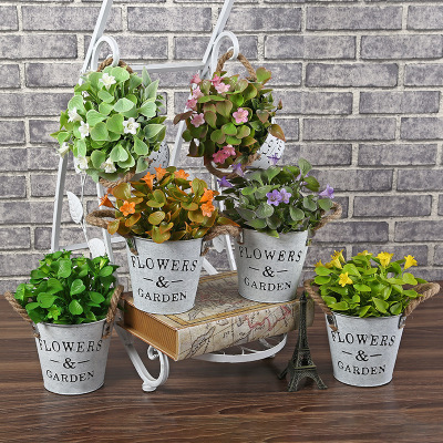 American Artificial Flower Artificial Dining Table Home Pot Photographic Ornaments Fresh Artificial Plant Valentine's Day Gift