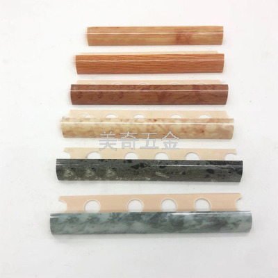 Popular PVC External Corner Line Imitation Marble Texture Tile Beautiful Edge Line Plastic Decorative Strip Corner Protection