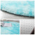 Customizable round Gradient Tie-Dye Carpet Home Living Room Sofa Cushion Bedroom Bedside Long Wool Silk Carpet