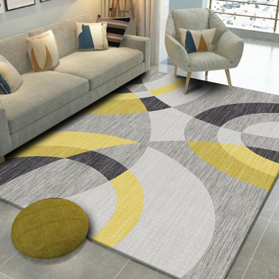 3D Printing Rectangular Carpet Nordic Geometric Door Mat Bedroom Bedside Blanket Custom Door Mat