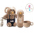 Baby Bear Children 'S Thermos Mug Hong Kong Y & 3 Plush Children 'S Thermos Mug Dual-Use Straw Cute Portable Live