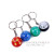 Factory Direct Sales Qc28 Compass Key Ring Type Spherical Guide North Needle Metal Spherical Compass Portable