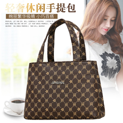 Ms. Small Handbags for the Elderly and Moms Grocery Bag Small Carrying Bag Key Bag Clutch Middle-Aged and Elderly Women's Bags Package