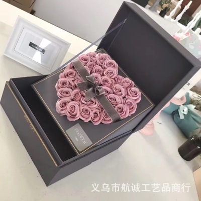 Love Flower Gift Box Valentine's Day Flowers Gift Box Hug Decorative Gift Box Flower Gift Box