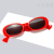 European and American Retro Cats' Eye Sunglasses Women's Korean-Style Fashionable Ins Disco Sunglasses Hip Hop